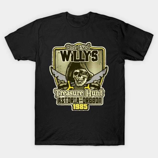 Willy's Treasure Hunt T-Shirt by NineBlack